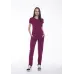 Calça Rolamoça Malha Viscose Bordo - 05126-BD01