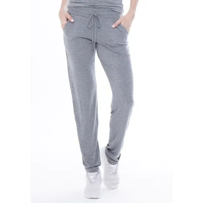 Calça Rolamoça Malha Viscose Mescla - 05126-ME73
