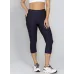 Calça Corsário Run More 08213 Preta Com Bolso