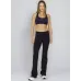 Calça Rolamoça Run More Reta Essencial Supplex Preta - 05230-PT