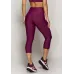 Calça Corsário Run More 08213 Roxo 03 Com Bolso