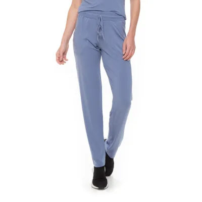 Calça Rolamoça Malha Viscose Azul - 05126-AZ20