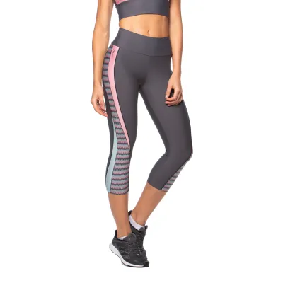 Calça Corsário Rolamoça Run More Alongada Compression - 08228-CZ25SB929