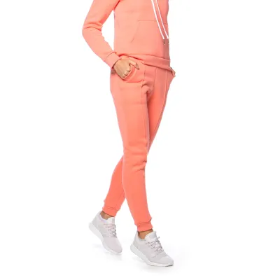 Calça Jogger Rolamoça Run More Moletom Com Frizo Laranja - 05253-LJ20