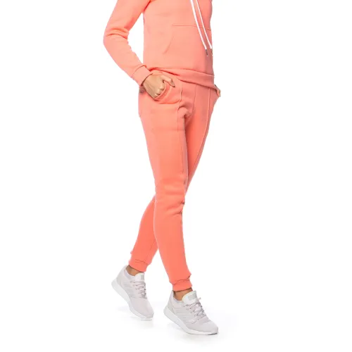 Calça Jogger Rolamoça Run More Moletom Com Frizo Laranja - 05253-LJ20