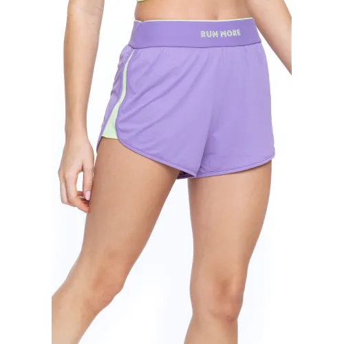 Short Duplo Run More 12260 Roxo 12 Verde 03