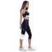 Calça Corsário Rolamoça Run More Print Style Cintura Alta - 08238-Ptam95