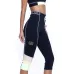 Calça Corsário Rolamoça Run More Print Style Cintura Alta - 08238-Ptam95