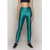 Calça Legging Run More Power Cetim Brilho Essencial - 06552 Verde 48