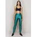 Calça Legging Run More Power Cetim Brilho Essencial - 06552 Verde 48