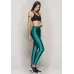 Calça Legging Run More Power Cetim Brilho Essencial - 06552 Verde 48