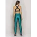 Calça Legging Run More Power Cetim Brilho Essencial - 06552 Verde 48