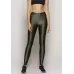 Calça Legging Run More Power Cetim Brilho Essencial - 06552 Verde 20