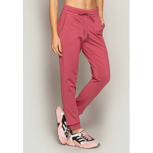 Calça Jogger Térmica Rolamoça Run More Comfy Thermo Plus Rosa - 05276-RS27LJ15