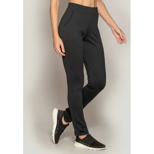 Calça Térmica Rolamoça Run More Comfy Thermo Plus Preta - 05278-PTCZ02