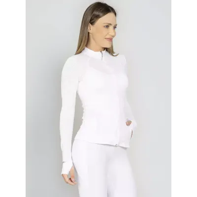 Jaqueta Fit Run More 14241 Branco