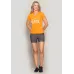 Blusa Decote V Run More 01553 Laranja 15 Branco