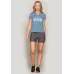 Blusa Decote V Run More 01553 Azul 12 Branco