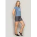 Blusa Decote V Run More 01553 Azul 12 Branco