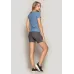 Blusa Decote V Run More 01553 Azul 12 Branco