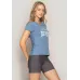 Blusa Decote V Run More 01553 Azul 12 Branco