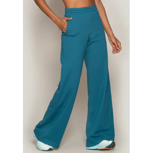 Calça Run More Pantalona de Moletinho - 05288 Azul 13