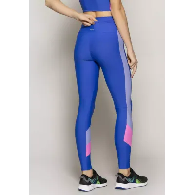 Calça Legging com Bolso Run More 06693 Azul 01 Roxo 21