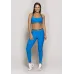 Calça Legging Run More Cós com Elástico Azul - 06697-AZ03