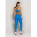 Calça Legging Run More Cós com Elástico Azul - 06697-AZ03