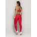 Calça Legging Run More Cós com Elástico Vermelha - 06697-VM01