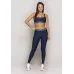 Calça Legging Run More Cós com Elástico Azul - 06697-AZ21