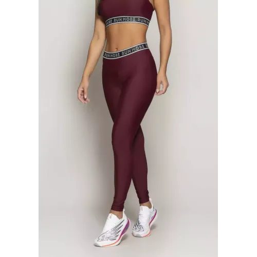 Calça Legging Run More Cós com Elástico Bordo - 06697-BD03