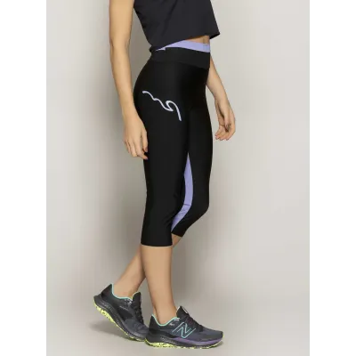 Calça Corsário Rolamoça Run More Com Bolso Reflexo - 08243-PT02RX21