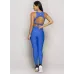 Calça Legging Cintura Alta Run More 06709 Azul 01
