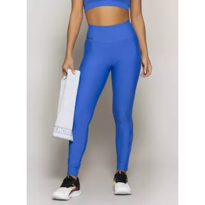 Calça Legging Cintura Alta Run More 06709 Azul 01
