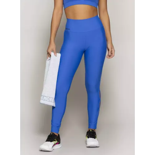 Calça Legging Cintura Alta Run More 06709 Azul 01