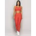 Calça Legging Cintura Alta Run More 06709 Vermelho 03