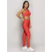 Calça Legging Cintura Alta Run More 06709 Vermelho 03