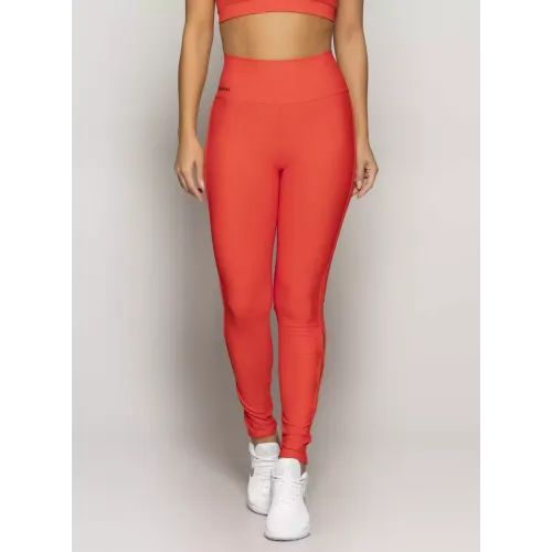 Calça Legging Cintura Alta Run More 06709 Vermelho 03