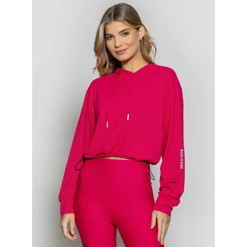 Blusão Max Fresh com Capuz 48229 - Rosa 09
