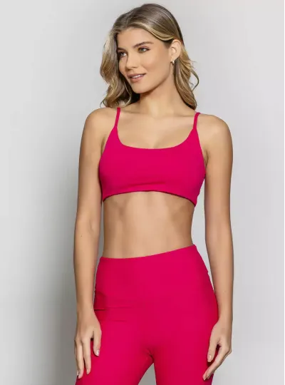 Top Rolamoça Run More Basic Essencial Rosa - 04408-RS09