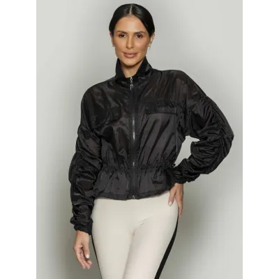 Jaqueta Com Gola Utility Run More - 14289 Pt