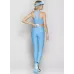 Calça Legging Run More Blocking Power Pace 06728 Azul 38