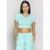 Blusa Cropped Run More 01613 verde 14