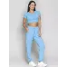 Blusa Cropped Run More 01613 Azul 38