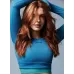 Blusa Cropped Manga Longa Run More 01626 Azul 27