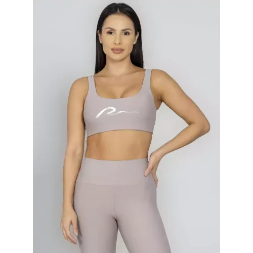 Top Leve Sustentação Run More 04561 Cinza 28 Prata