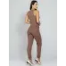 Calça Jogger Run More Comfy Blend 05337 Marrom 06