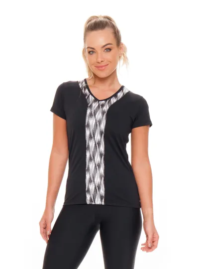 Baby Look Rolamoça Run More Ultracool Fit - 30151-PTSB803