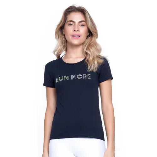 Baby Look Rolamoça Run More Ultracool Fit Preta - 30182-PTAM95